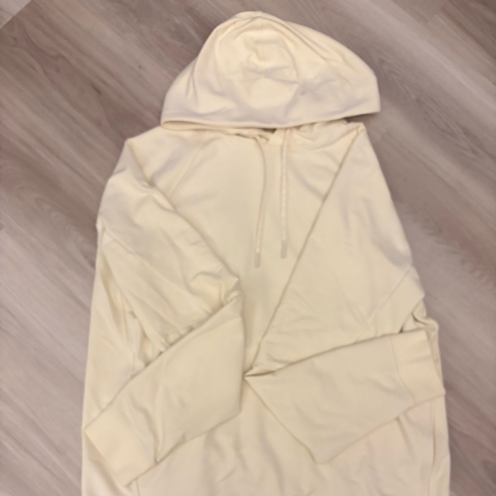 Lululemon yellow hooded sweatshirt